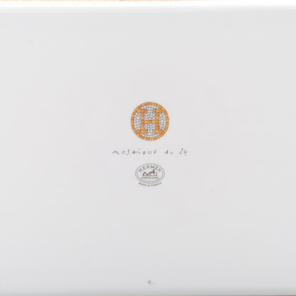 Hermes Porcelain Mosaique au 24 Sushi Plate 3 of 6