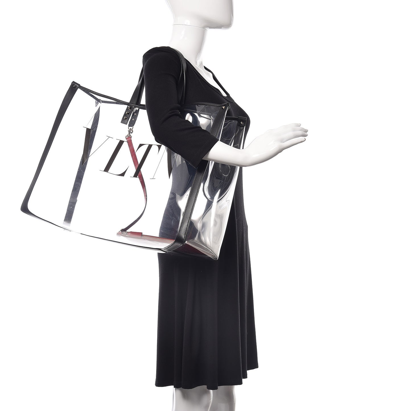 Plexy VLTN Large Shopping Bag Transparent