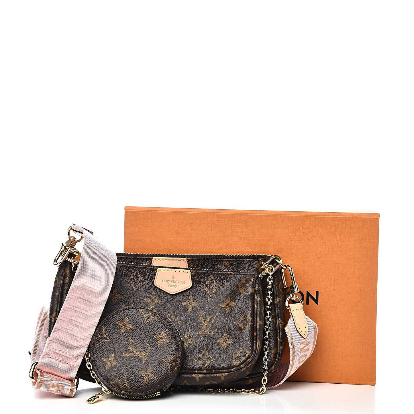 Monogram Multi Pochette Accessories Rose Clair