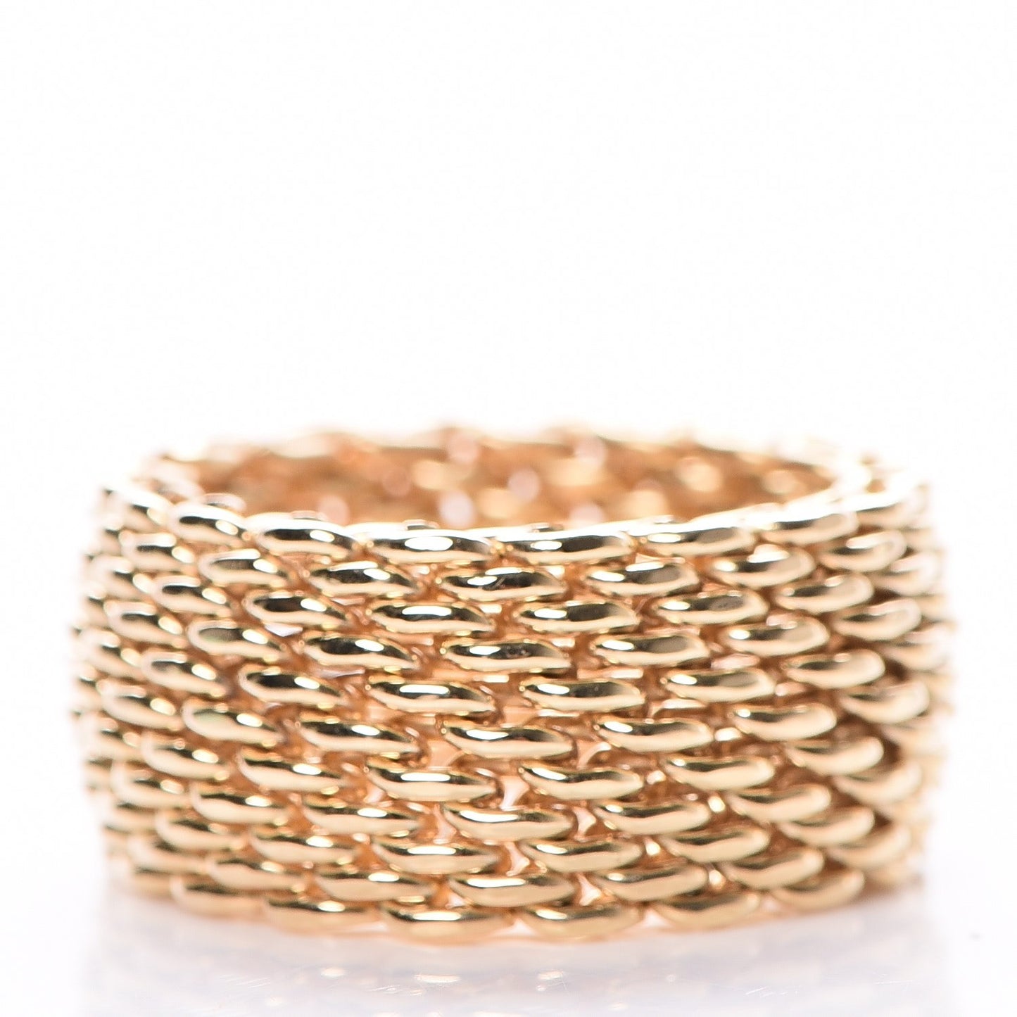 18K Yellow Gold Wide Somerset Ring 6