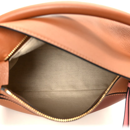 Loewe Calfskin Small Puzzle Bag Tan Medium Pink 5 of 11