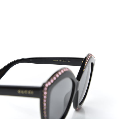 Gucci Crystal Cat Eye GG0118S Sunglasses Black 6 of 8