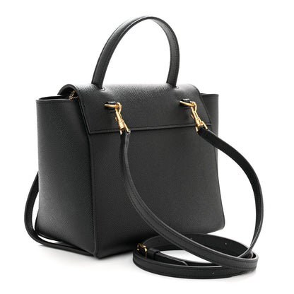 Celine Grained Calfskin Nano Belt Bag Black 3 of 10
