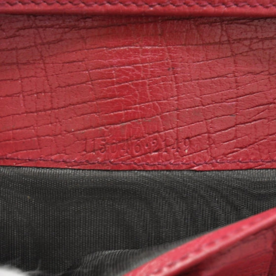 GG Plus Monogram Ladies GG Continental Wallet Red