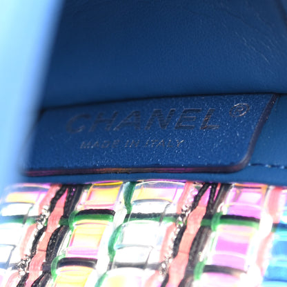 Chanel PVC Thread Woven Medium Boy Flap Dark Blue 7 of 10