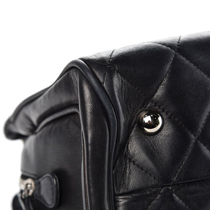 Chanel Lambskin Quilted Shoulder Bag Black 12 of 18