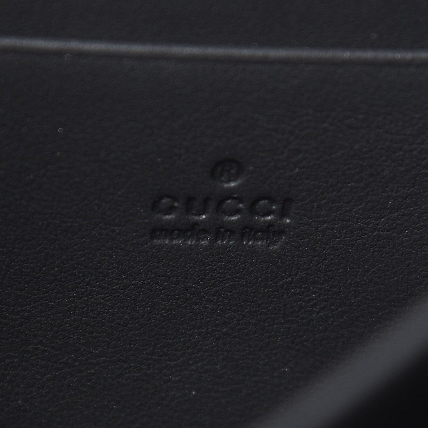 Suede Mini Dionysus Chain Wallet Black
