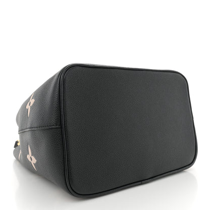 Louis Vuitton Empreinte Monogram Giant Neonoe MM Black Beige 5 of 10