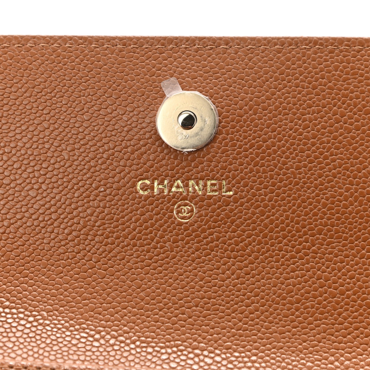 Chanel Caviar Quilted Business Affinity Clutch With Chain Flap Camel 6 of 12