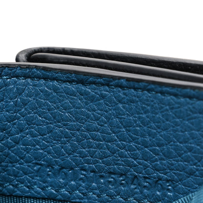 Gucci Calfskin Embossed Mini Wallet Black Blue 7 of 7
