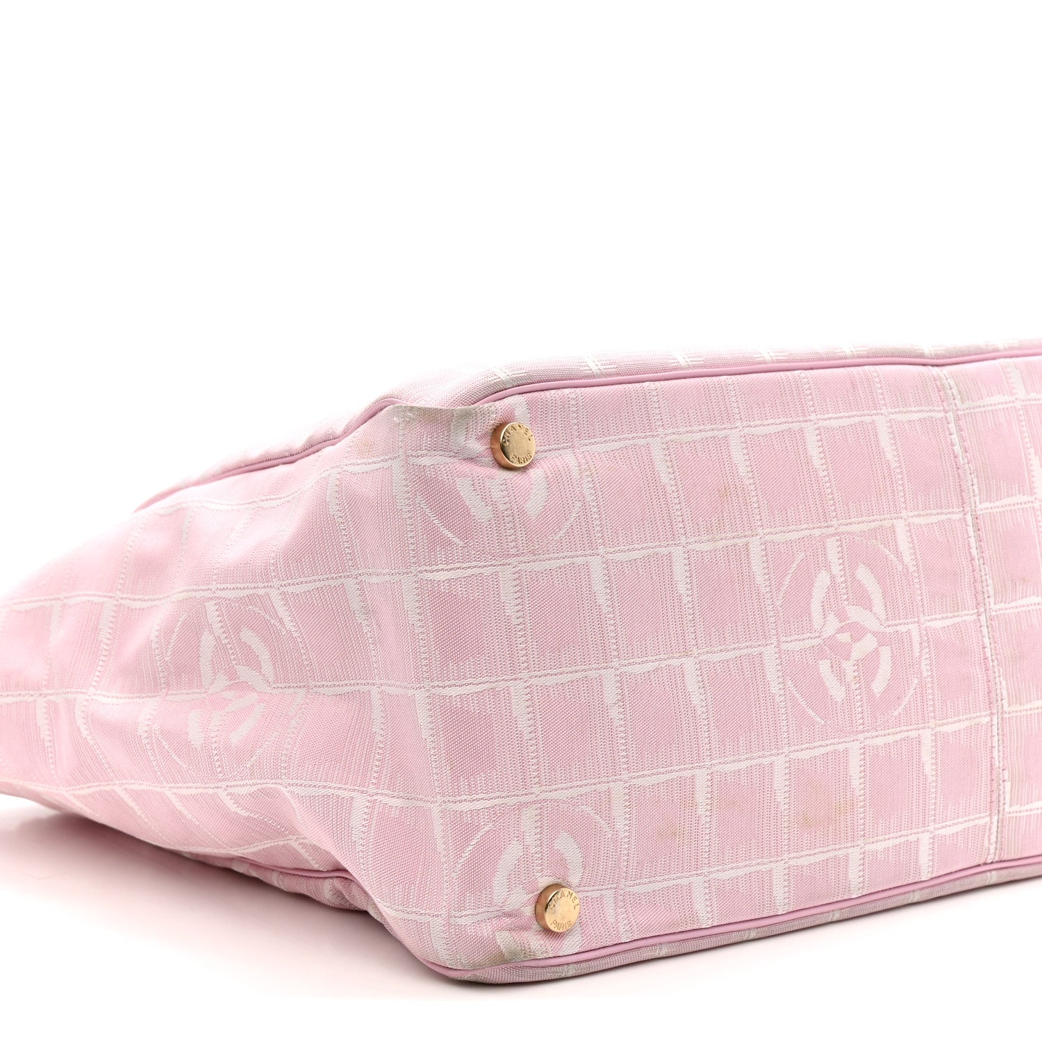 Chanel Nylon Travel Large Tote Pink 9 of 13