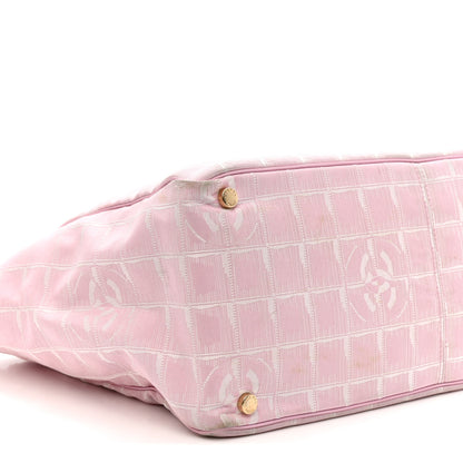 Chanel Nylon Travel Large Tote Pink 9 of 13