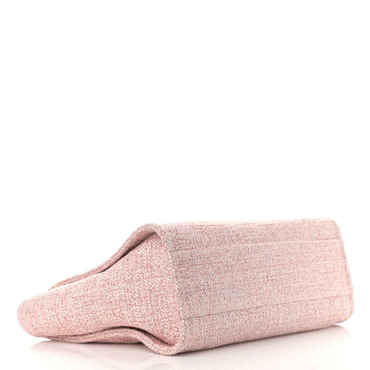 Chanel Lurex Boucle Small Deauville Tote Pink 3 of 9
