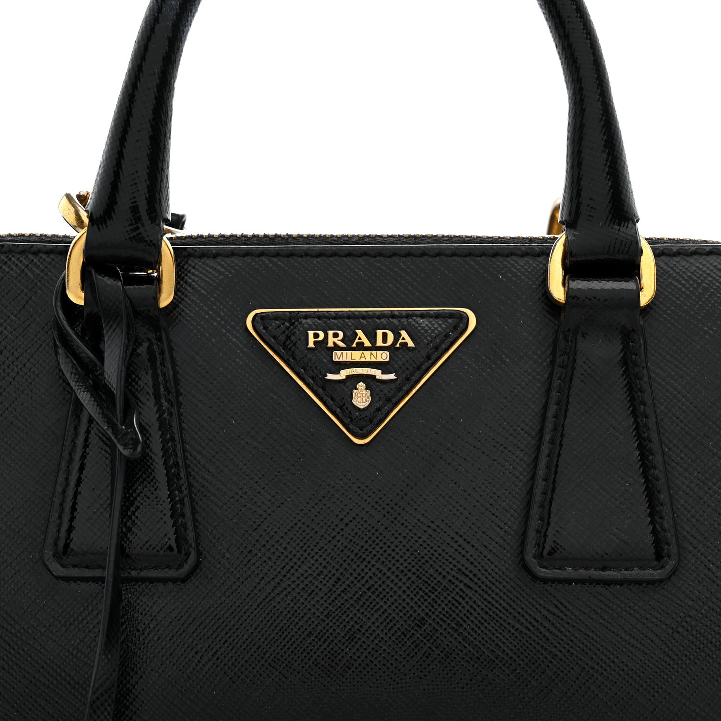 Saffiano Lux Small Promenade Tote Black