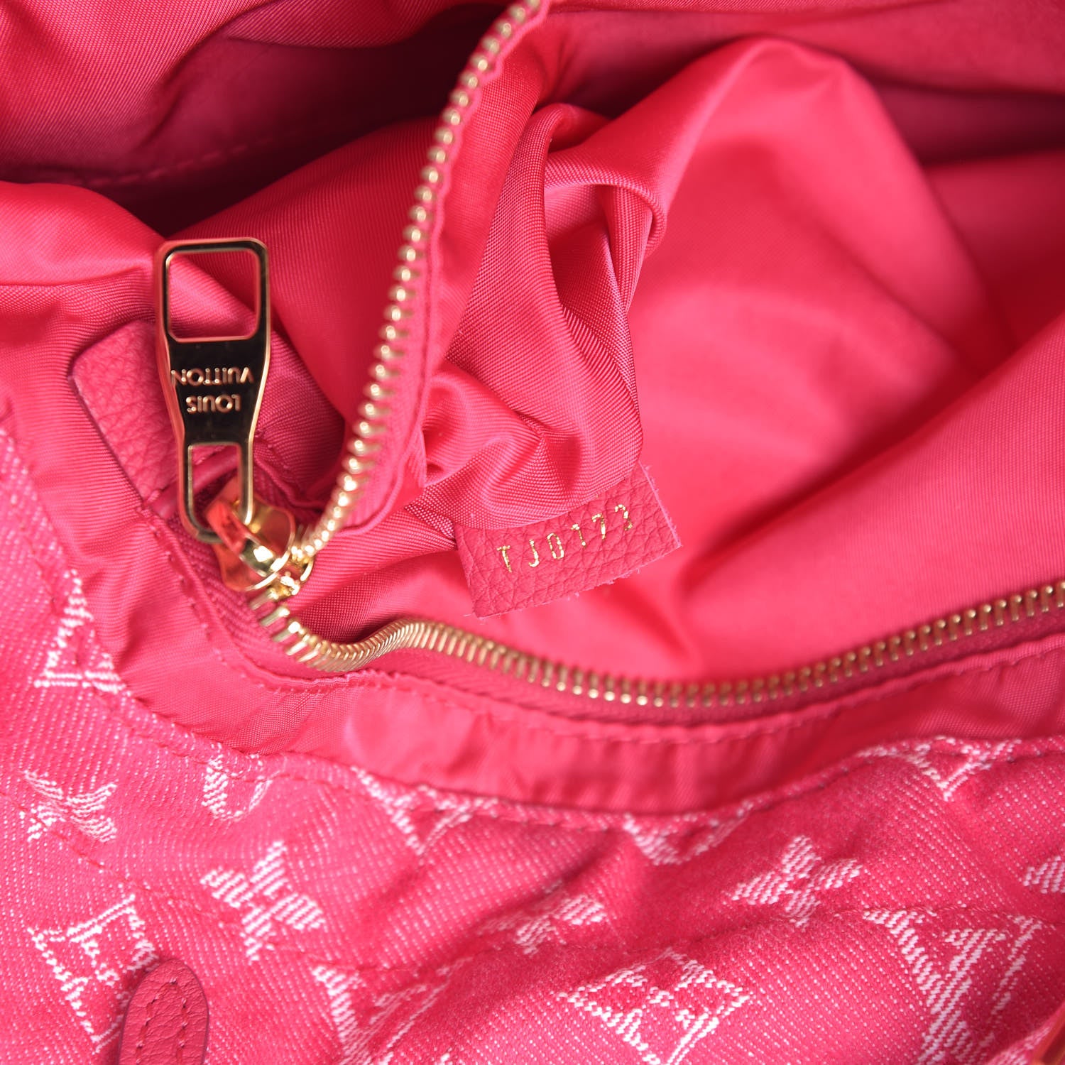Louis Vuitton Denim Noefull MM Rose Indien 7 of 11