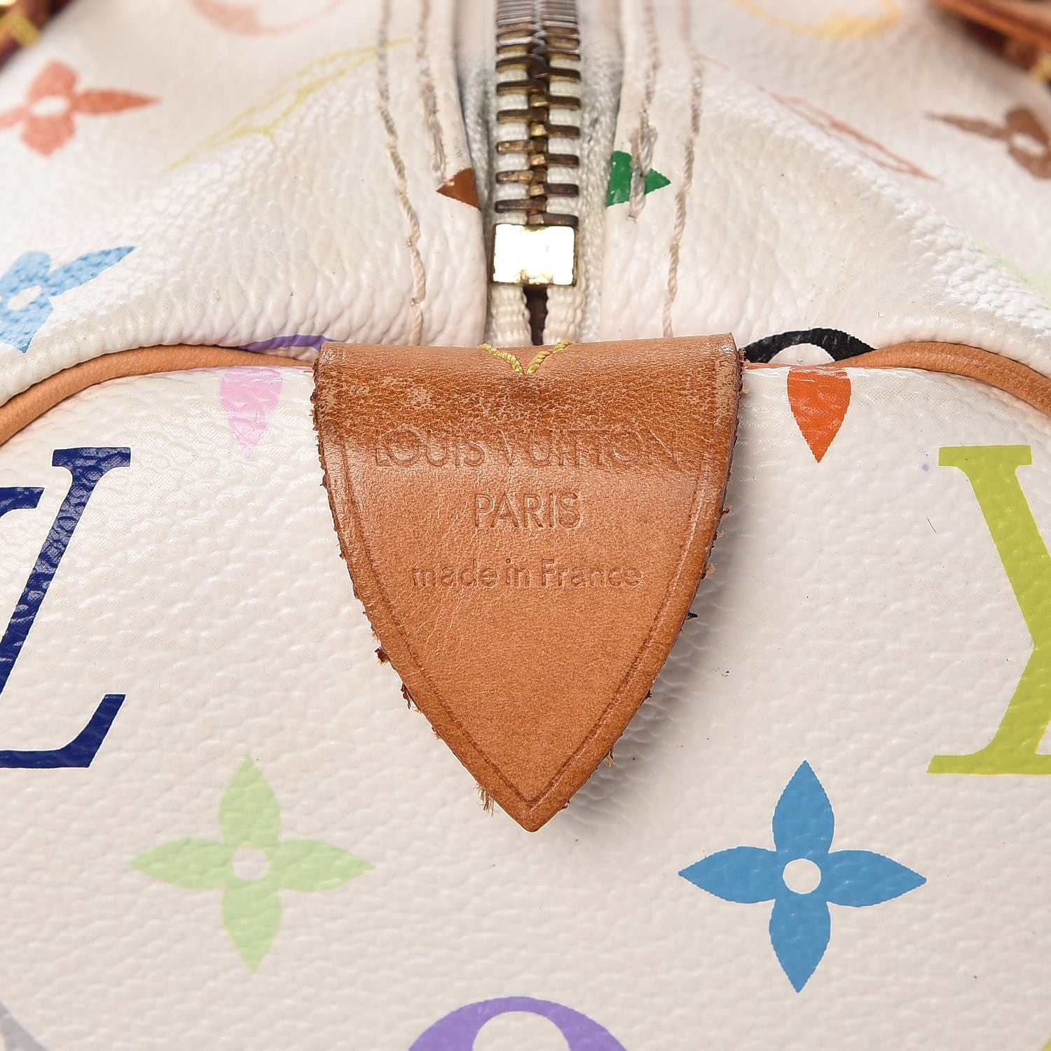 Louis Vuitton Monogram Multicolor Speedy 30 White 6 of 15