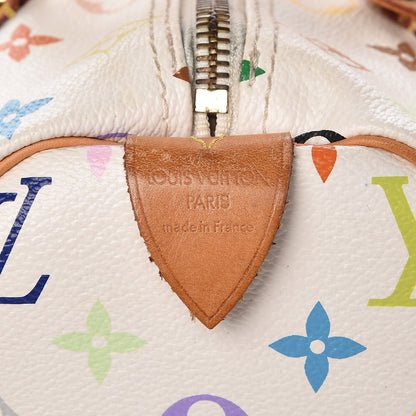 Louis Vuitton Monogram Multicolor Speedy 30 White 6 of 15
