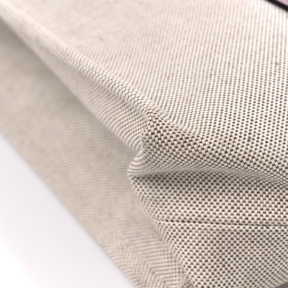 Chloe Cotton Calfskin Large Woody Ribbon Tote White Brown 7 of 14