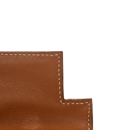 Hermes Swift Kelly Pochette Clutch Gold 11 of 21