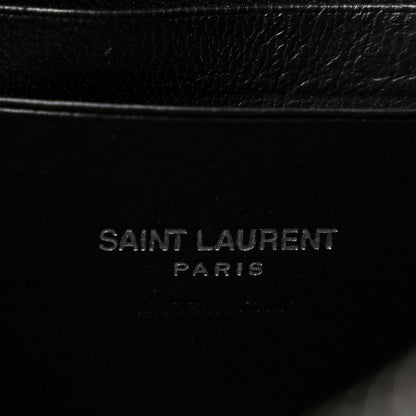 Saint Laurent Calfskin Matelasse Monogram Mini Lou Camera Bag Black 6 of 13