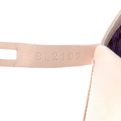 Hermes Goatskin Oz Mules 36 Blanc Poros 8 of 10