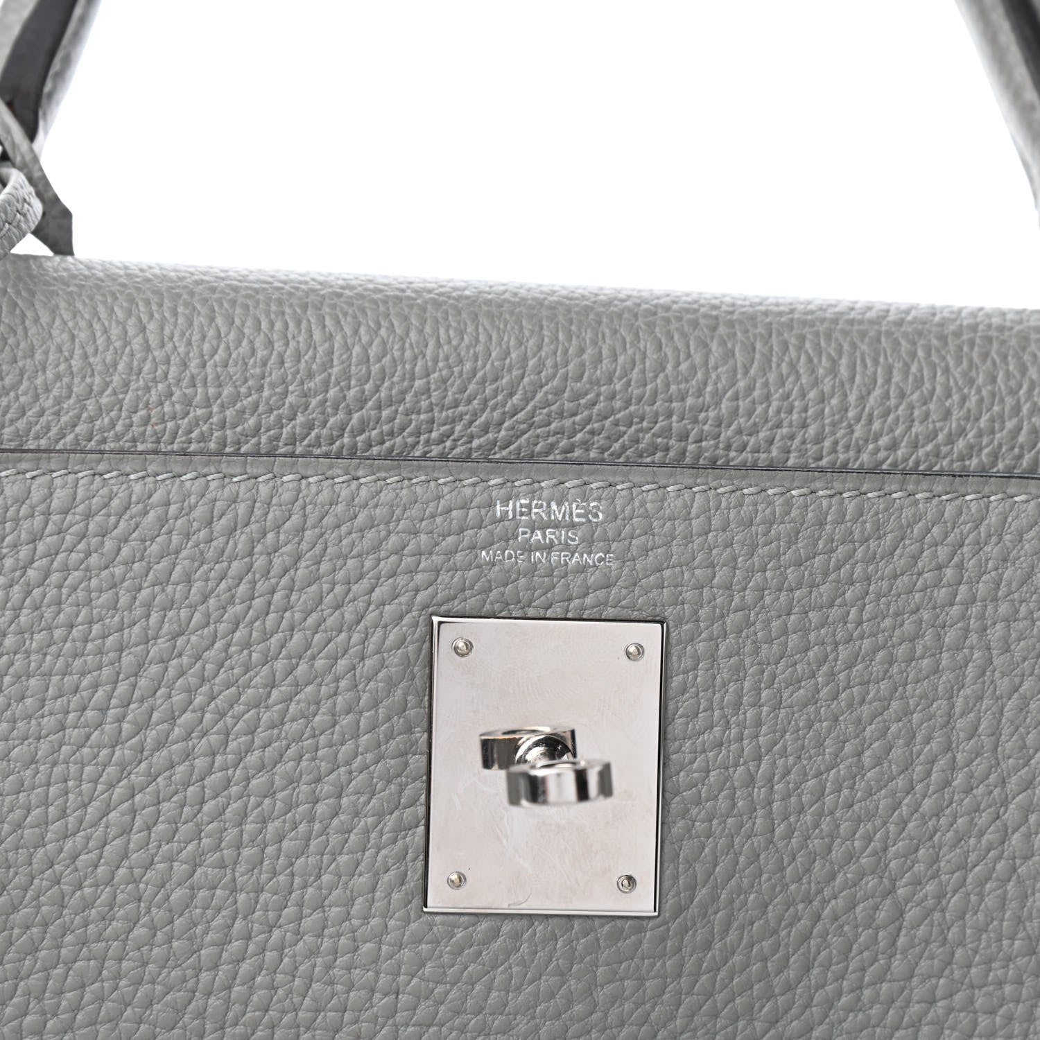 Hermes Togo Kelly Retourne 28 Gris Mouette 7 of 11