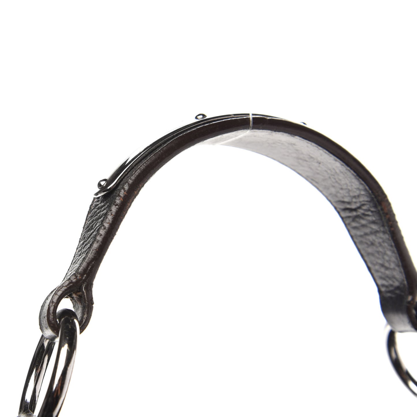 Metallic Vitello Daino Hobo Dark Grey