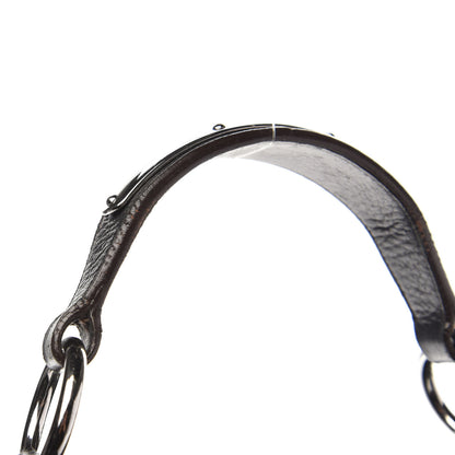 Prada Metallic Vitello Daino Hobo Dark Grey 12 of 15
