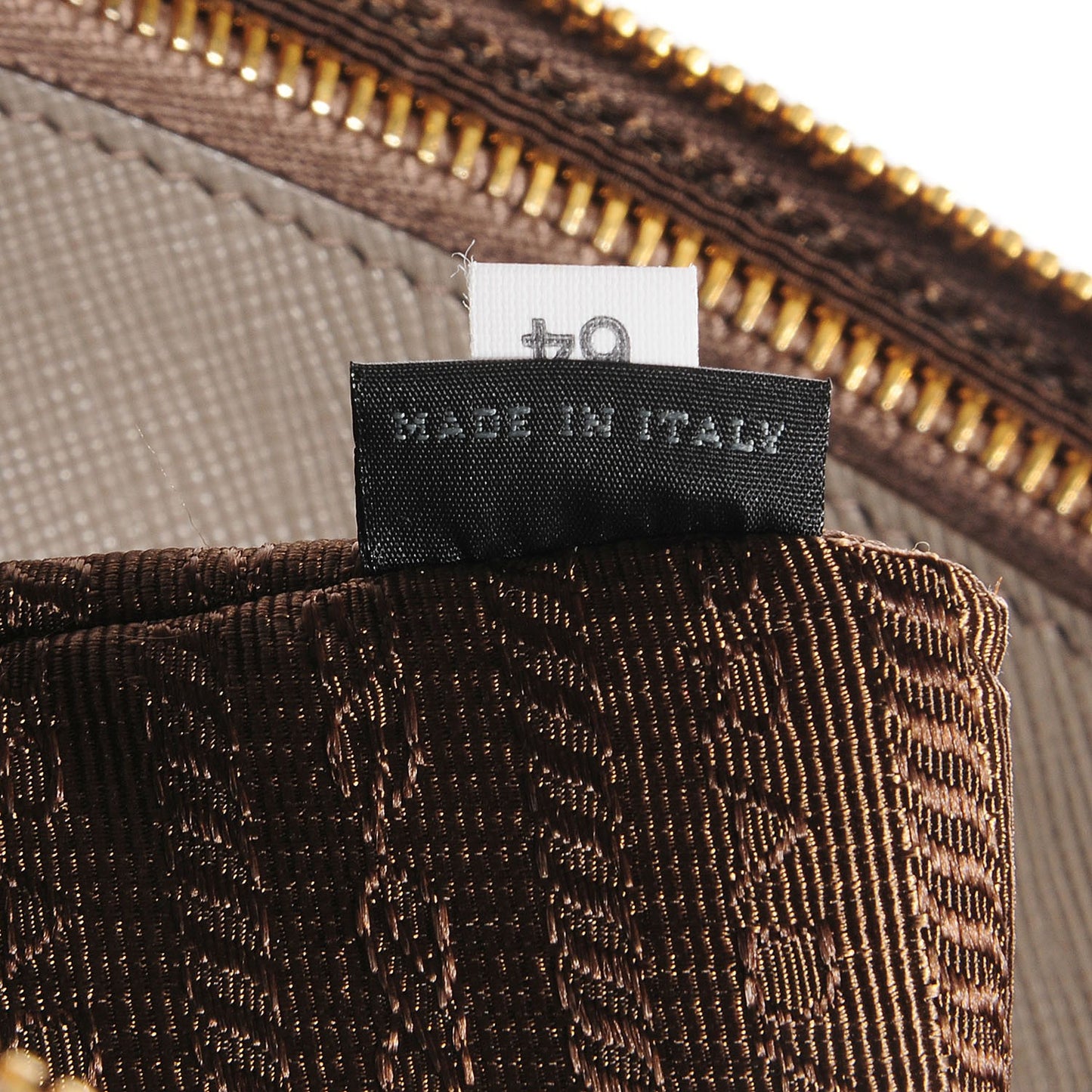 Saffiano Lux Large Double Zip Tote Argilla