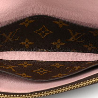 Louis Vuitton Monogram Emilie Wallet Rose Ballerine 6 of 12