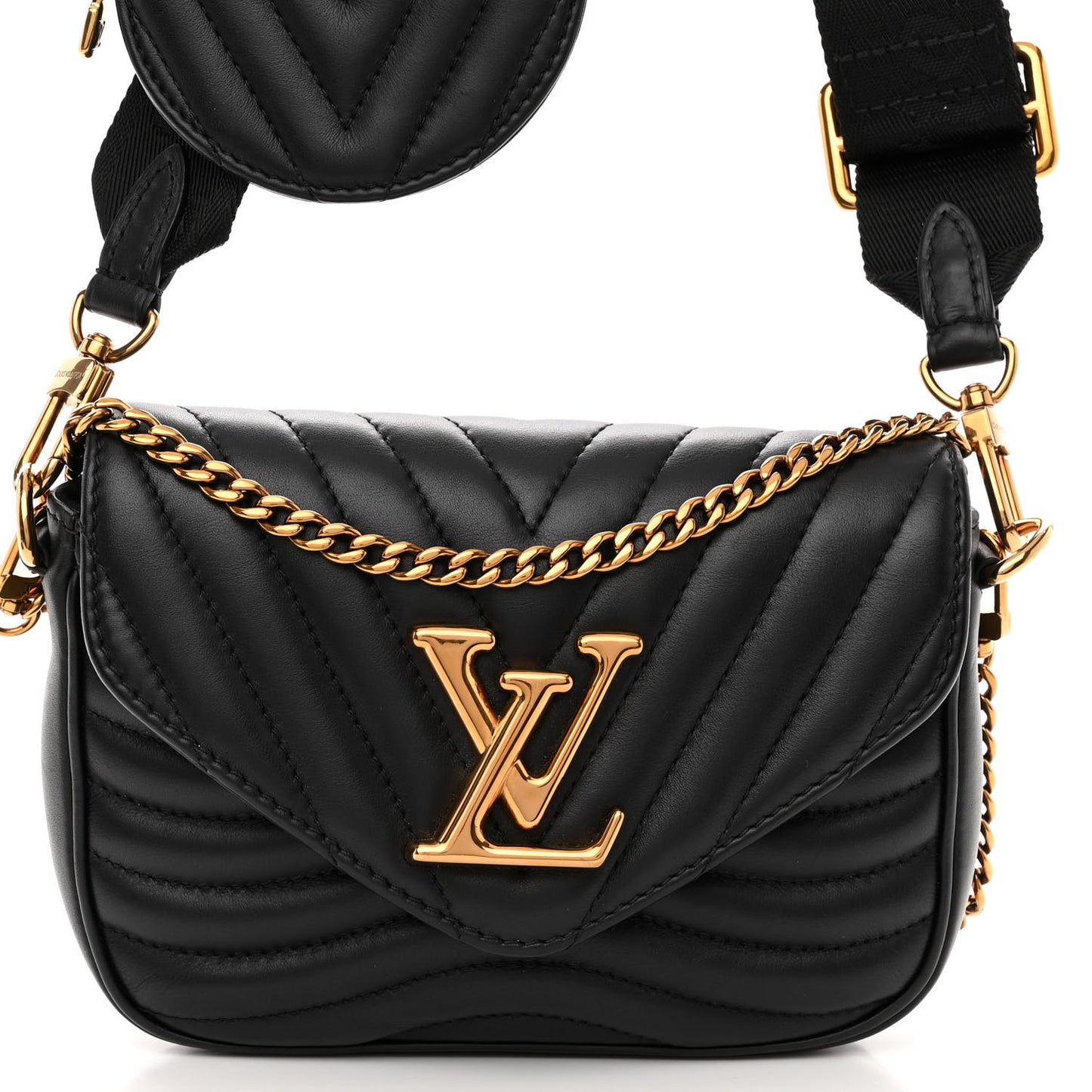 Calfskin New Wave Multi Pochette Black