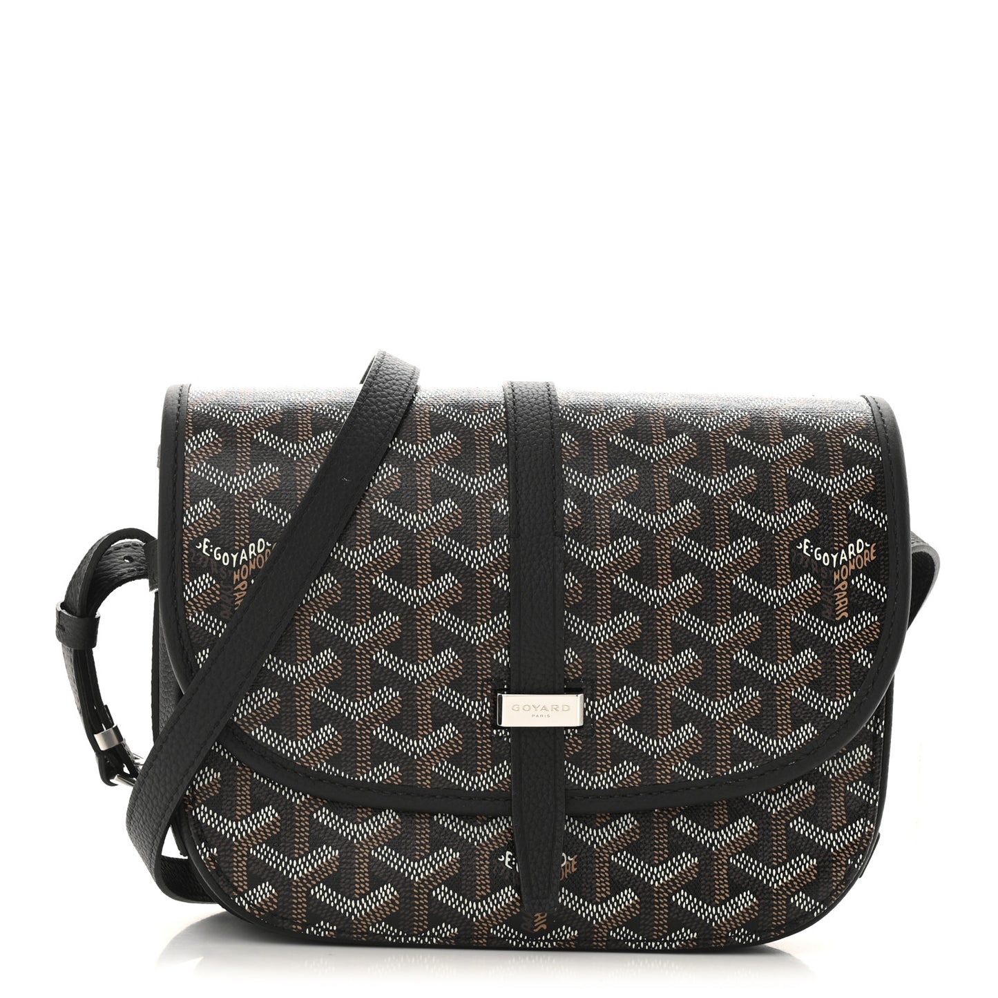 Goyardine Belvedere II PM Messenger Bag Black