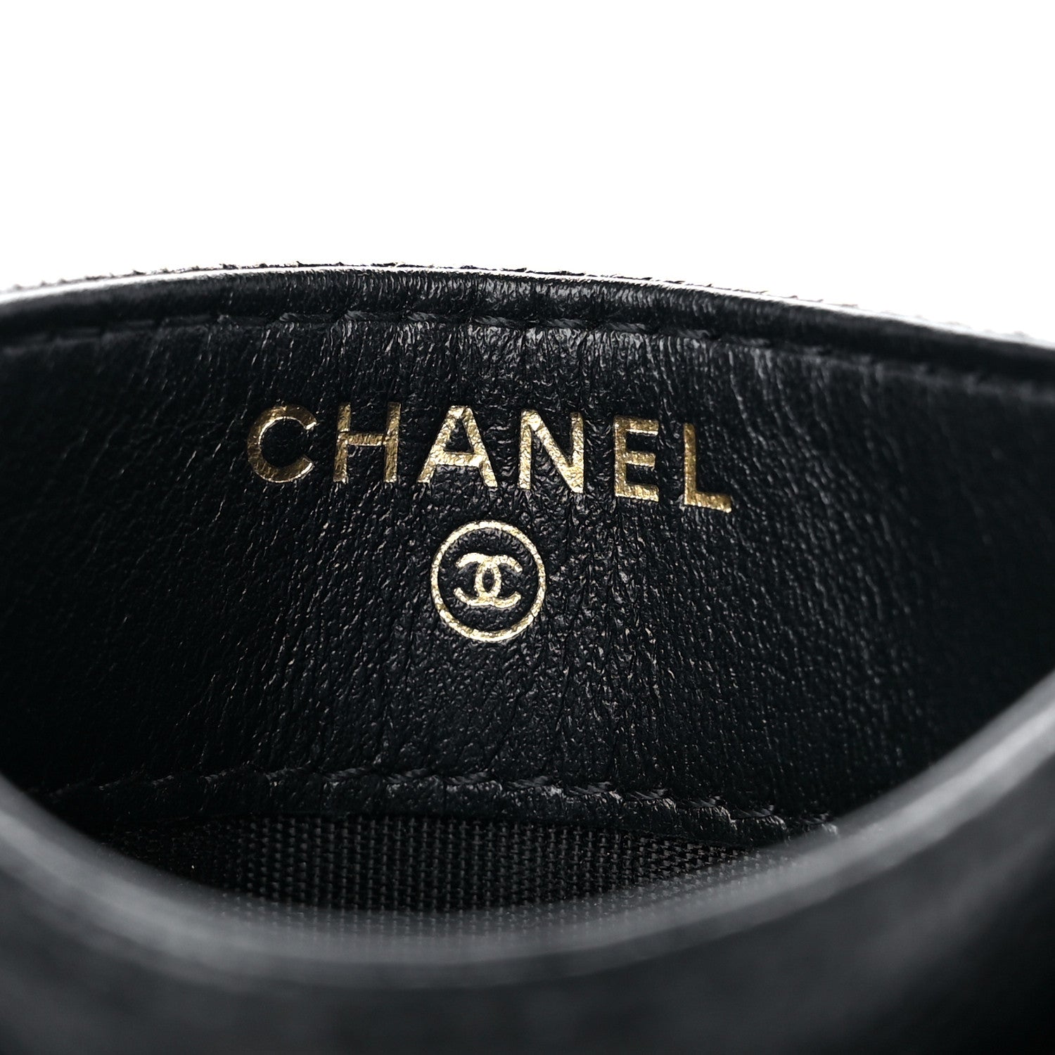 Chanel Caviar Quilted Boy Card Holder Black 7 of 9