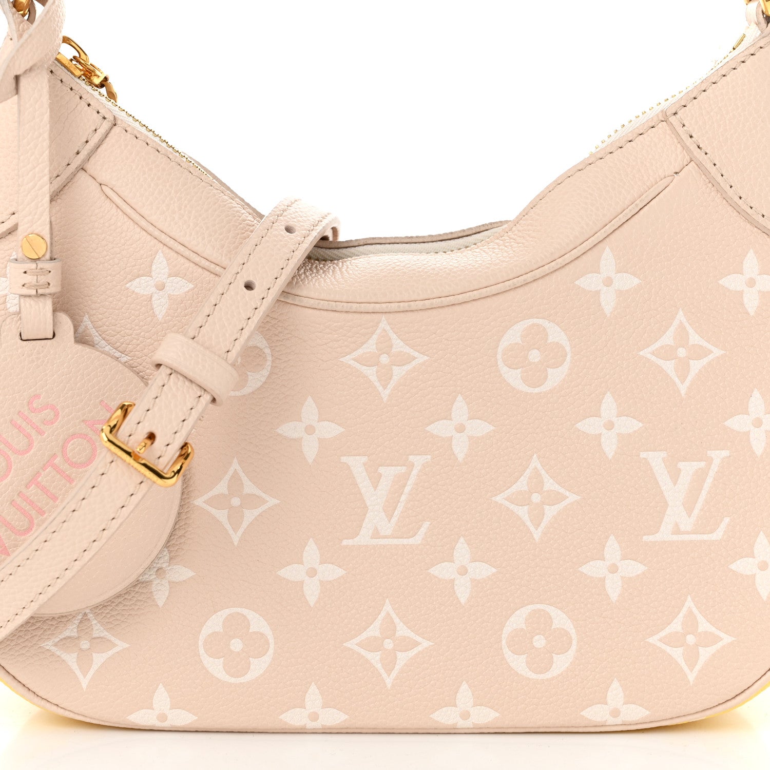 Louis Vuitton Empreinte Monogram Spring in the City Bagatelle NM Pink Beige Yellow 7 of 10