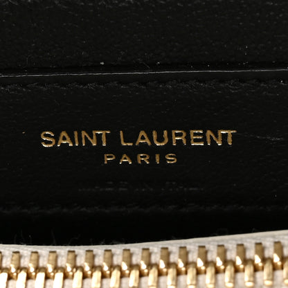 Saint Laurent Calfskin Y Quilted Monogram Small Loulou Chain Satchel Crema Soft 5 of 10