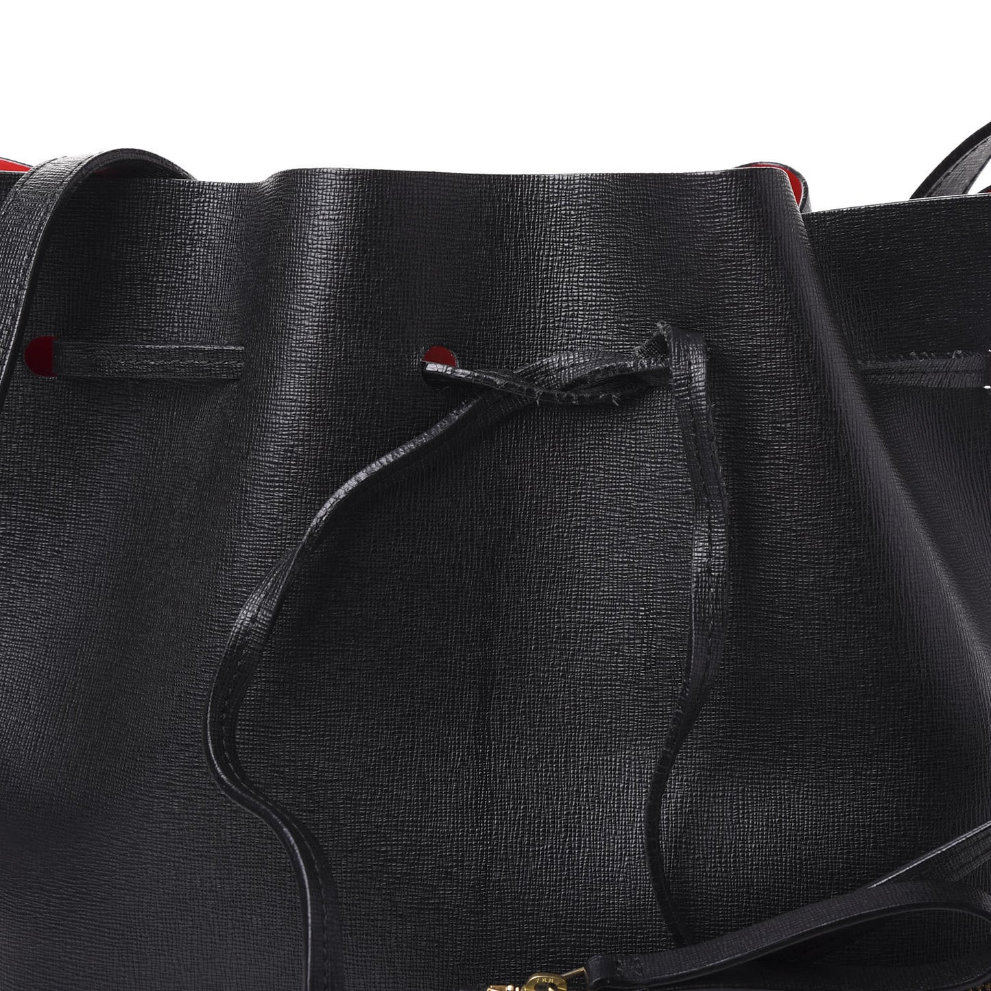 Saffiano Bucket Bag Black Flamma
