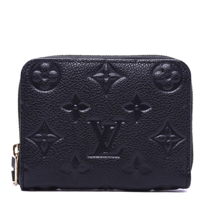 Louis Vuitton Empreinte Zippy Coin Purse Black 1 of 8