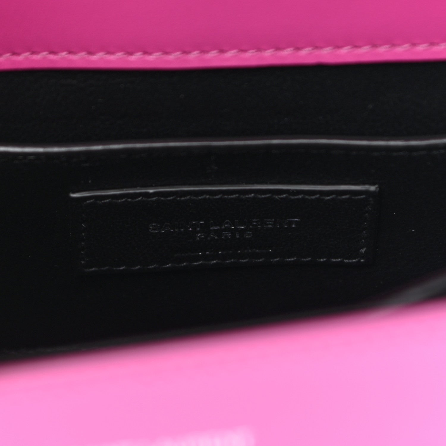 Saint Laurent Calfskin Mini Classic Monogram Cassandra Top Handle Bag Electric Fuchsia 6 of 10