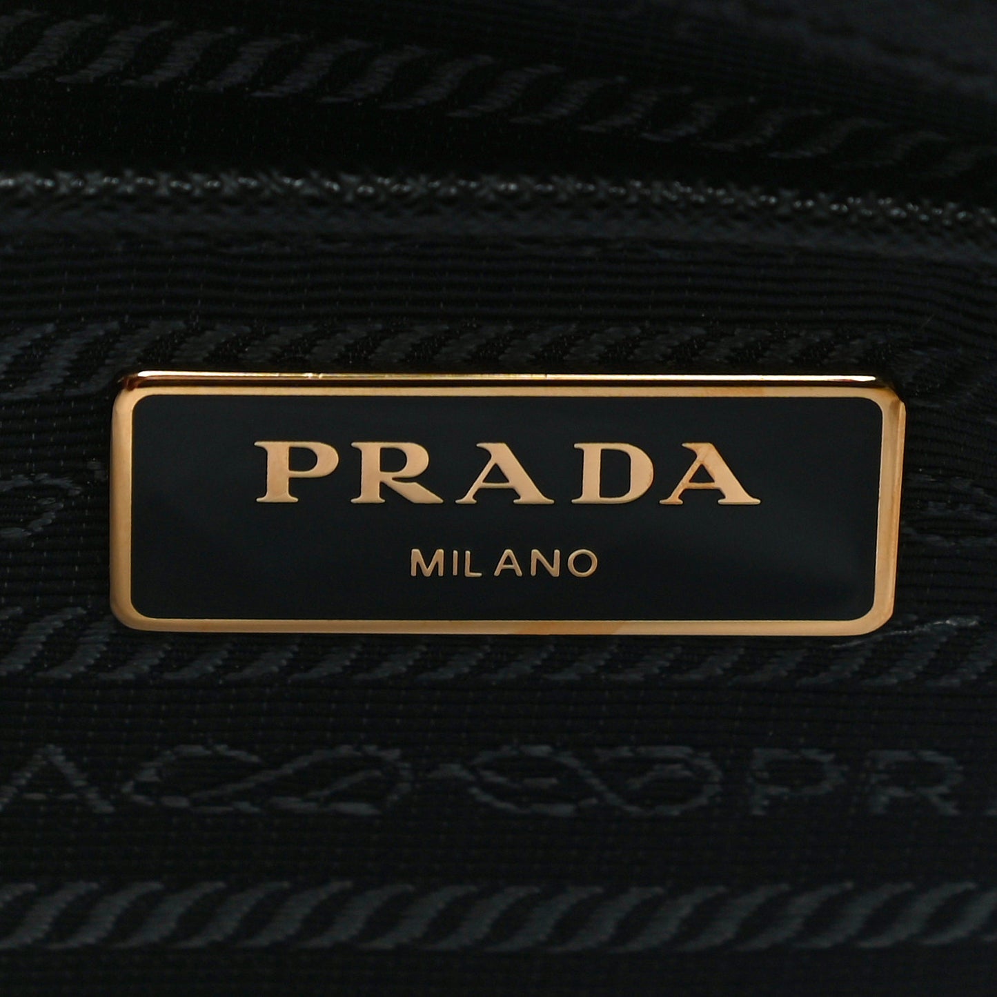 Tessuto Nylon Saffiano Tote Black