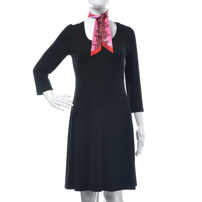 Hermes Silk Rocabar Twilly Rose Vif Bordeaux 2 of 5
