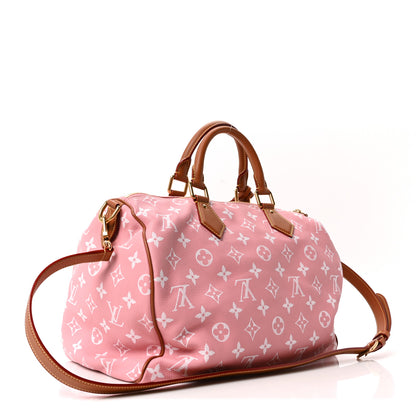 Louis Vuitton Calfskin Monogram Speedy P9 Bandouliere 40 Pink Sakura 4 of 10