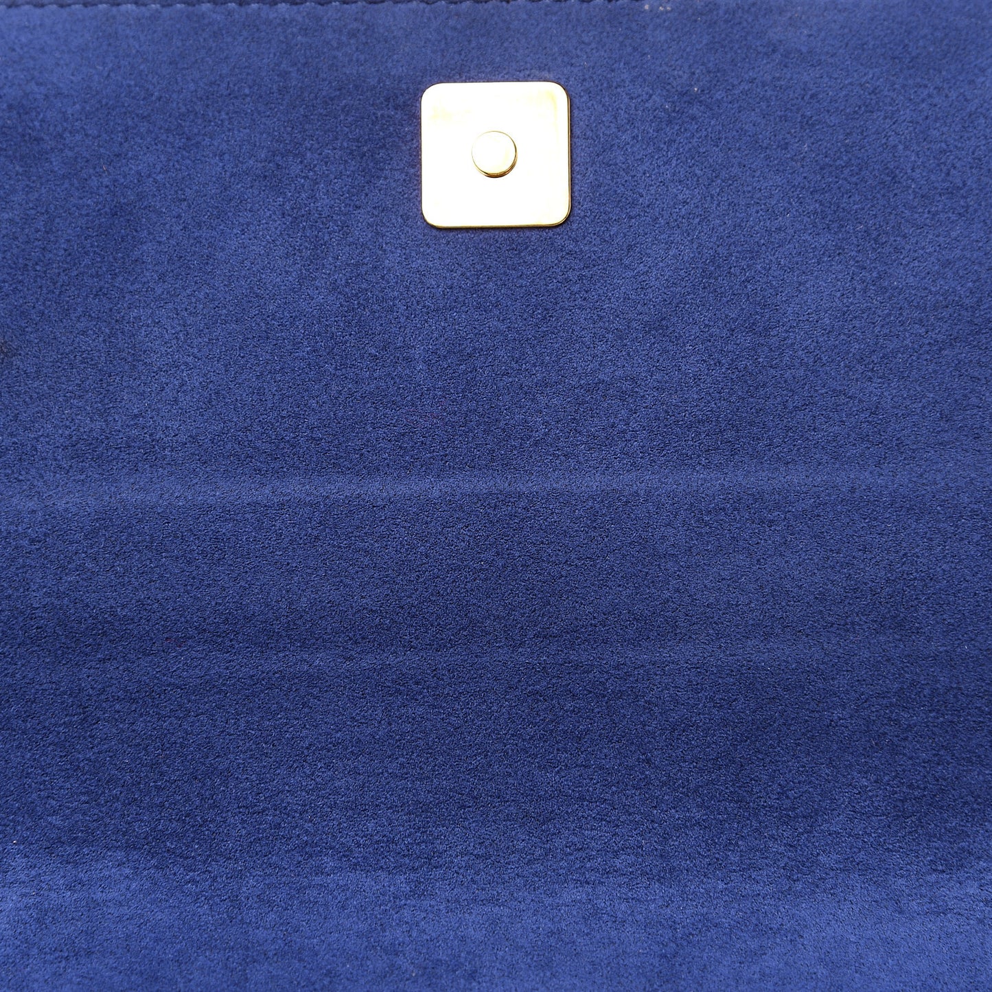 Vitello Flamingo Tube Wallet on Chain Blue Neon