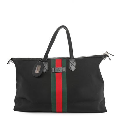 Gucci Techno Canvas Web Duffle Black 1 of 11