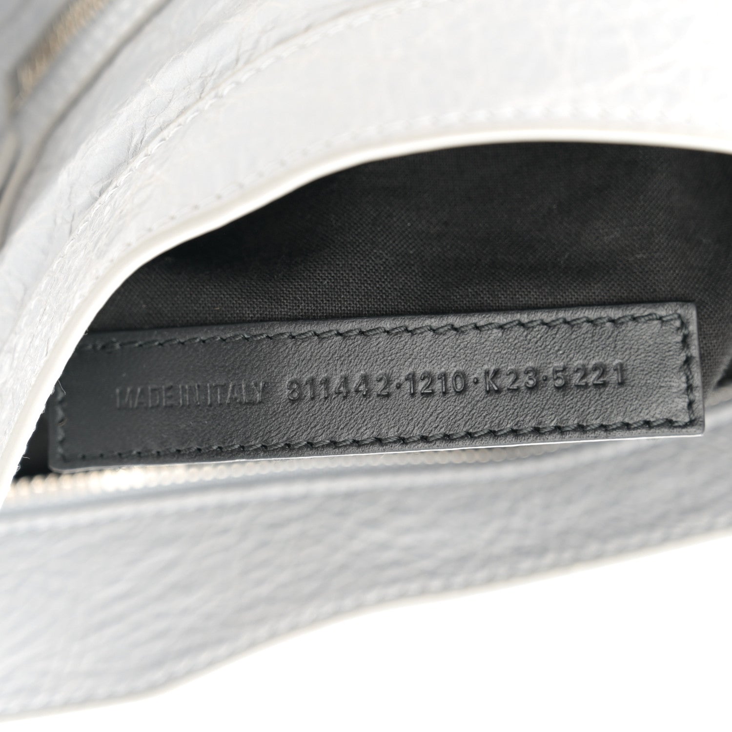 Balenciaga Agneau Arena Classic Silver Hardware Small Le City Light Grey 7 of 10