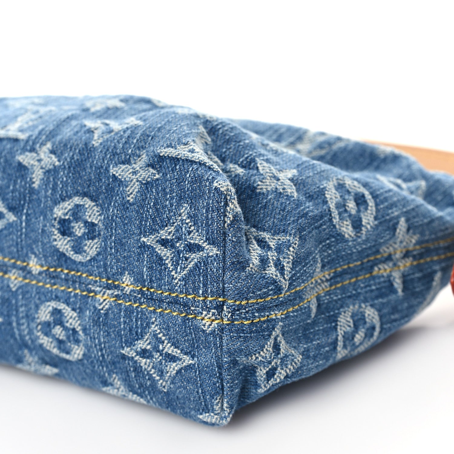 Louis Vuitton Monogram Denim Hills Pochette Blue 9 of 10