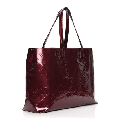 Louis Vuitton Vernis Wilshire MM Rouge Fauviste 3 of 11