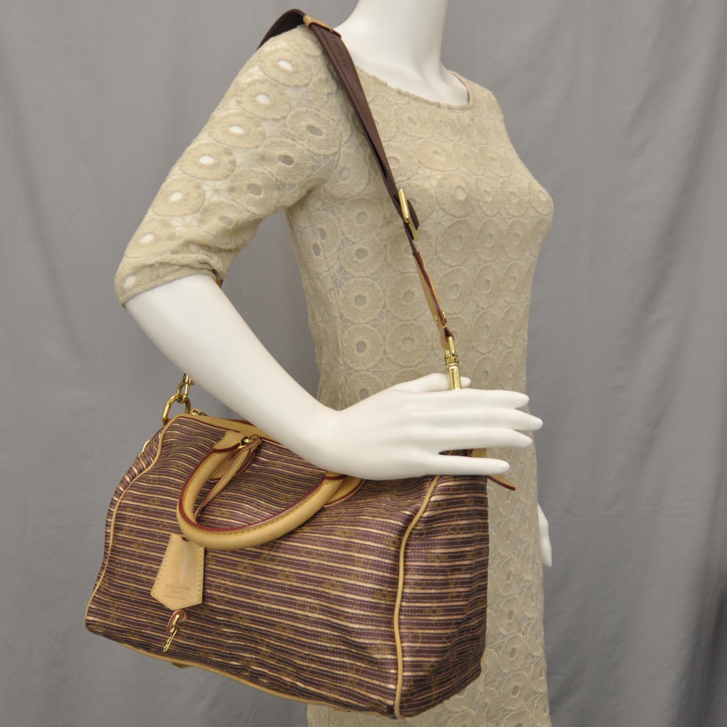Louis Vuitton Monogram Eden Speedy Peach 2 of 8