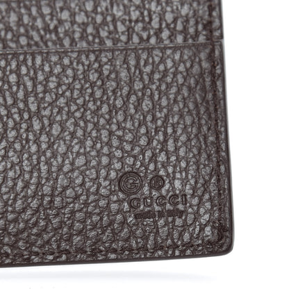 Gucci Dollar Calfskin Bi-Fold Wallet Dark Brown 7 of 9