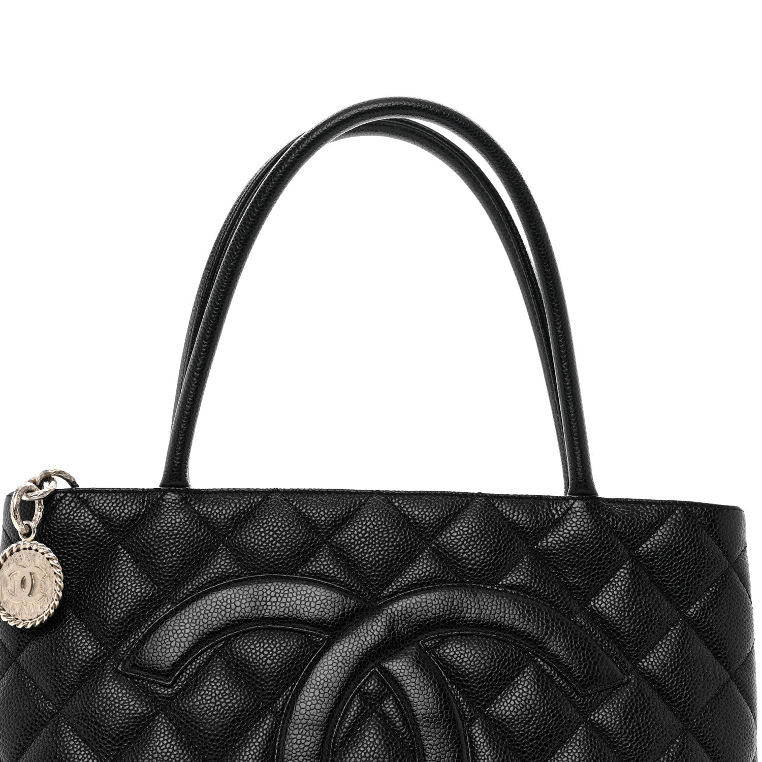 Chanel Caviar Quilted Medallion Tote Black 5 of 11