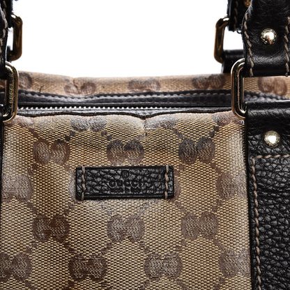 Gucci Crystal Monogram Medium Joy Boston Dark Brown 10 of 24